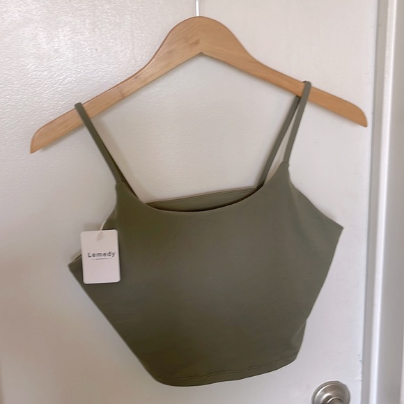 Tops - Lemedy Women Padded Sports Bra Fitness Workout Running Shirts Yoga Tank Top